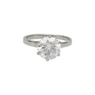 Solitaire diamant 2,09 carats or et platine - Castafiore