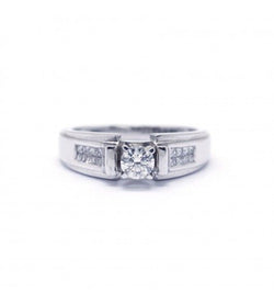 Solitaire - Diamant de 0.30 carat - Castafiore