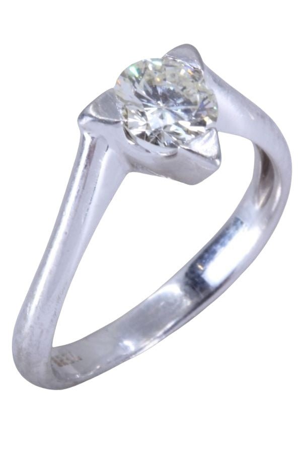 Solitaire Diamant en or blanc - Castafiore