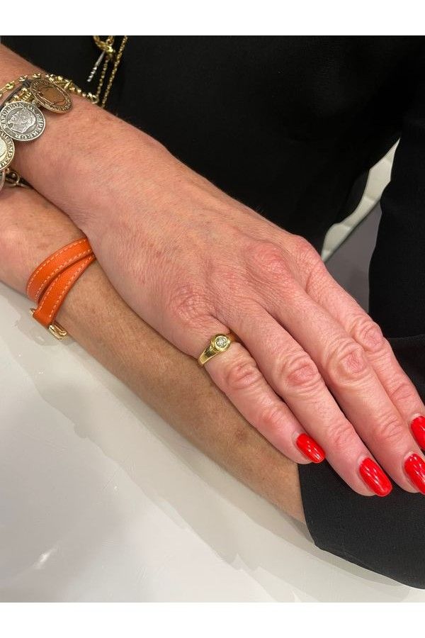 SOLITAIRE MODERNE DIAMANT 0.30 CARAT - Castafiore