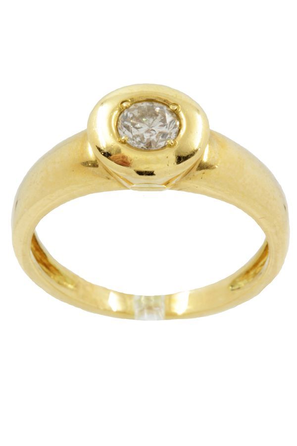 SOLITAIRE MODERNE DIAMANT 0.30 CARAT - Castafiore