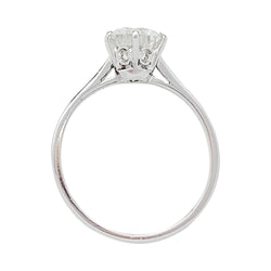 Solitaire platine et diamant, 1,2 carat - Castafiore