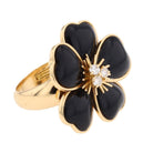 Van Cleef & Arpels Bague Rose de Noel Or jaune Diamant - Castafiore