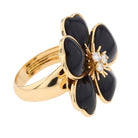 Van Cleef & Arpels Bague Rose de Noel Or jaune Diamant - Castafiore