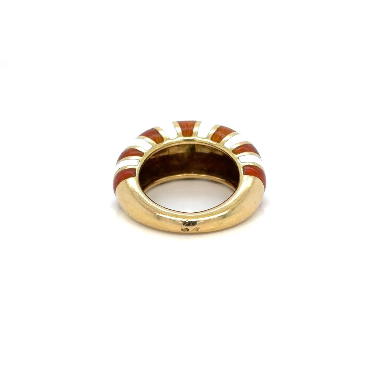 Van Cleef & Arpels Enamel Gold Ring, French, C. 1960 - Castafiore